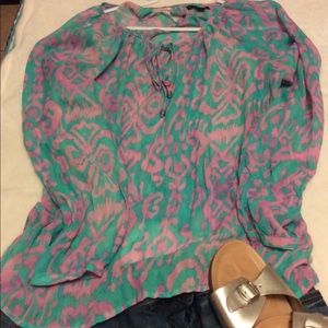 Light transparent blouse